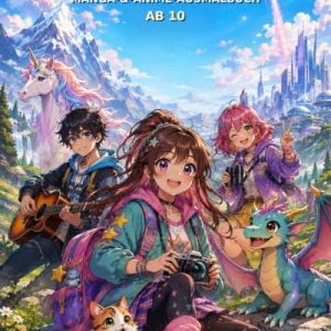 Mein großes Manga-&-Anime-Ausmalbuch ab 10