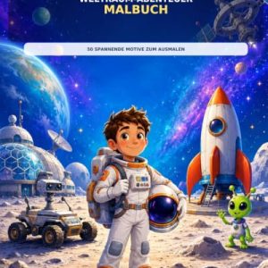 Mein grosses Weltraum-Abenteuer-Malbuch ab 10