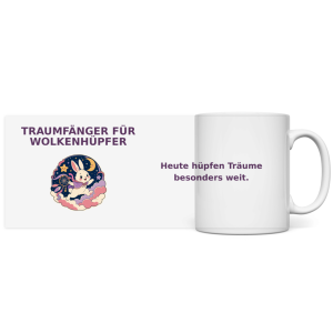Panorama Tasse Traumfänger für Wolkenhüpfer Pano