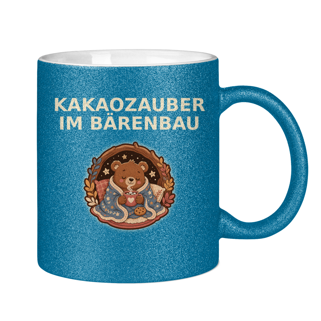 Glitzertasse Kakaozauber im Bärenbau Glitzer – Bild 2