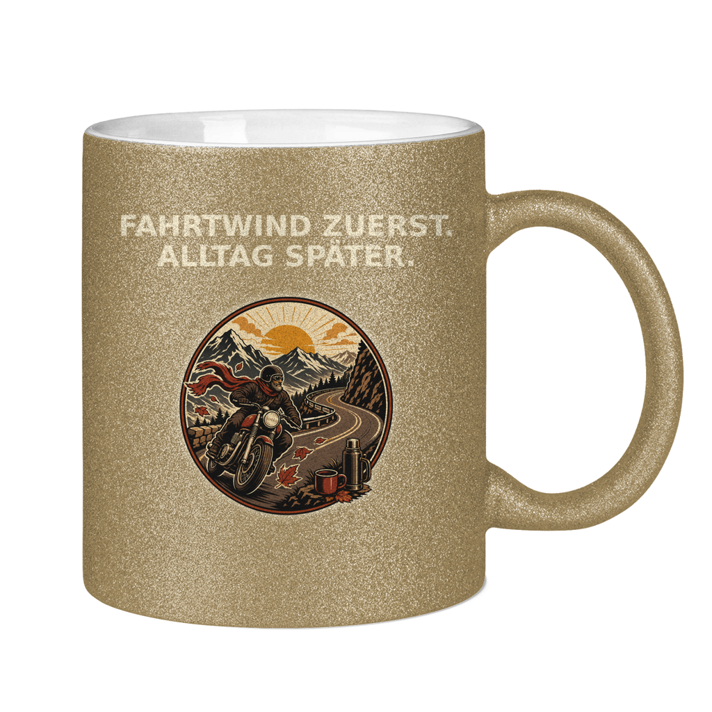 Glitzertasse Fahrtwind zuerst Alltag später Glitzer – Bild 6
