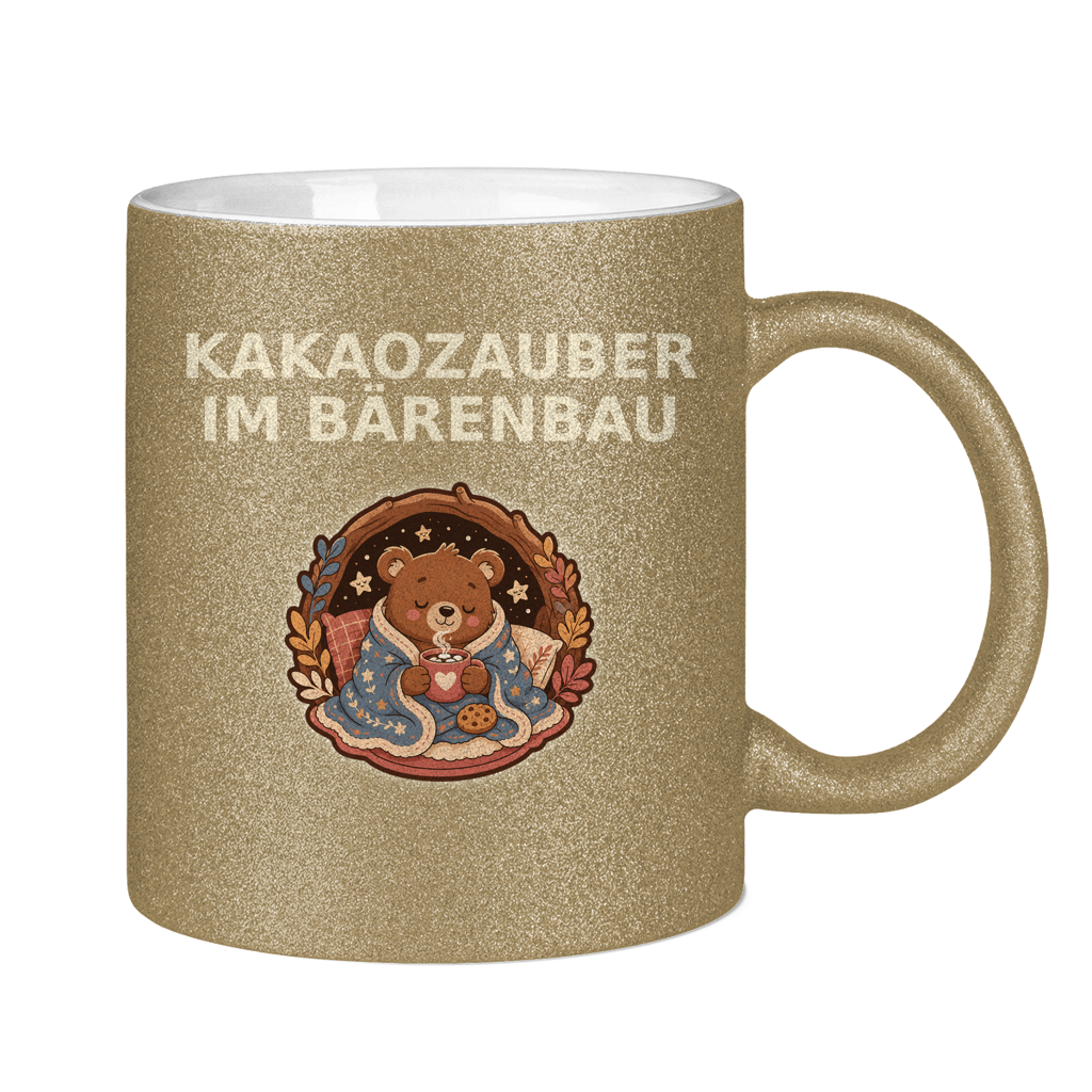 Glitzertasse Kakaozauber im Bärenbau Glitzer – Bild 6