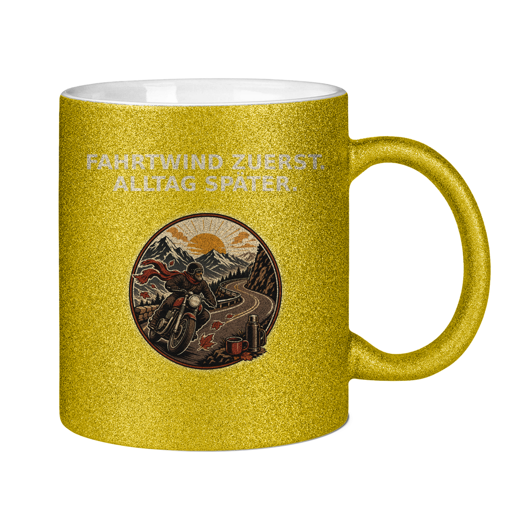 Glitzertasse Fahrtwind zuerst Alltag später Glitzer – Bild 10