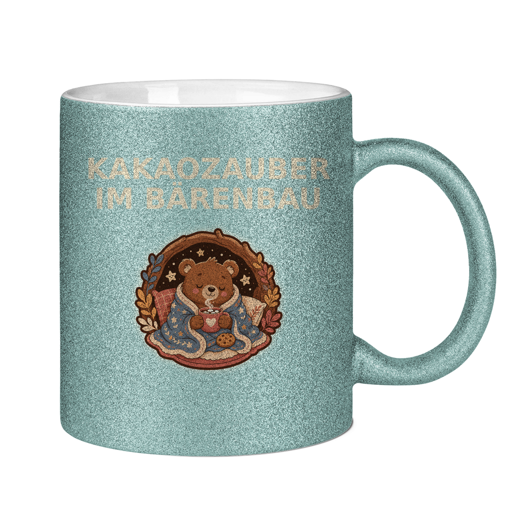 Glitzertasse Kakaozauber im Bärenbau Glitzer – Bild 12