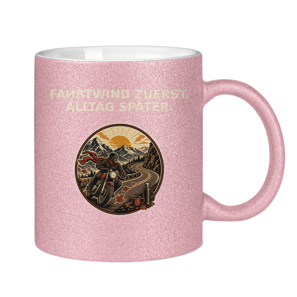Glitzertasse Fahrtwind zuerst Alltag später Glitzer – Bild 14