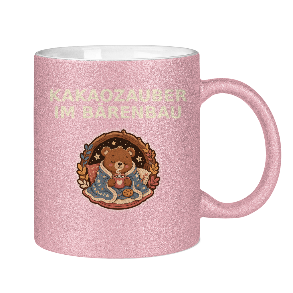 Glitzertasse Kakaozauber im Bärenbau Glitzer – Bild 14