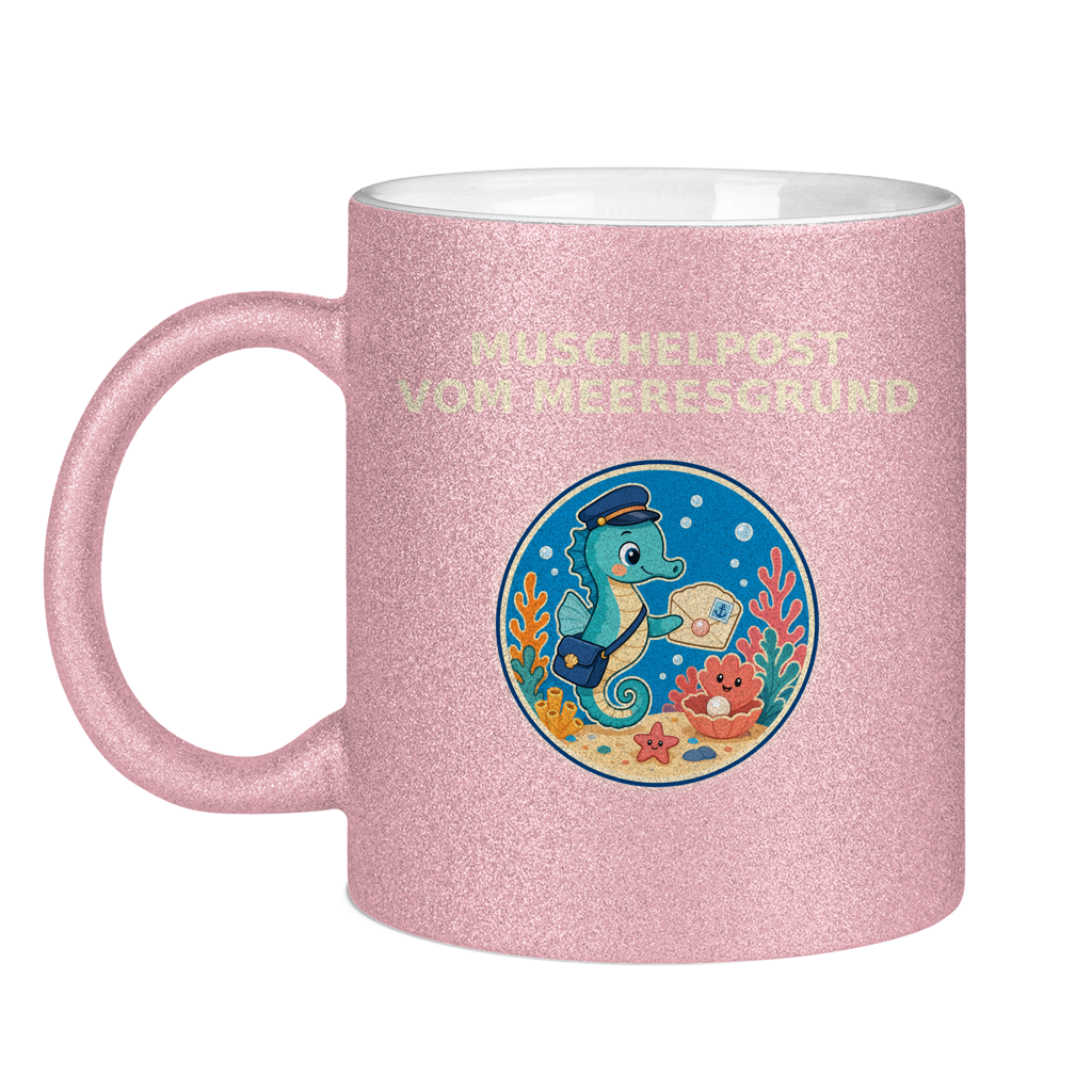 Glitzertasse Muschelpost vom Meeresgrund Pano – Bild 13