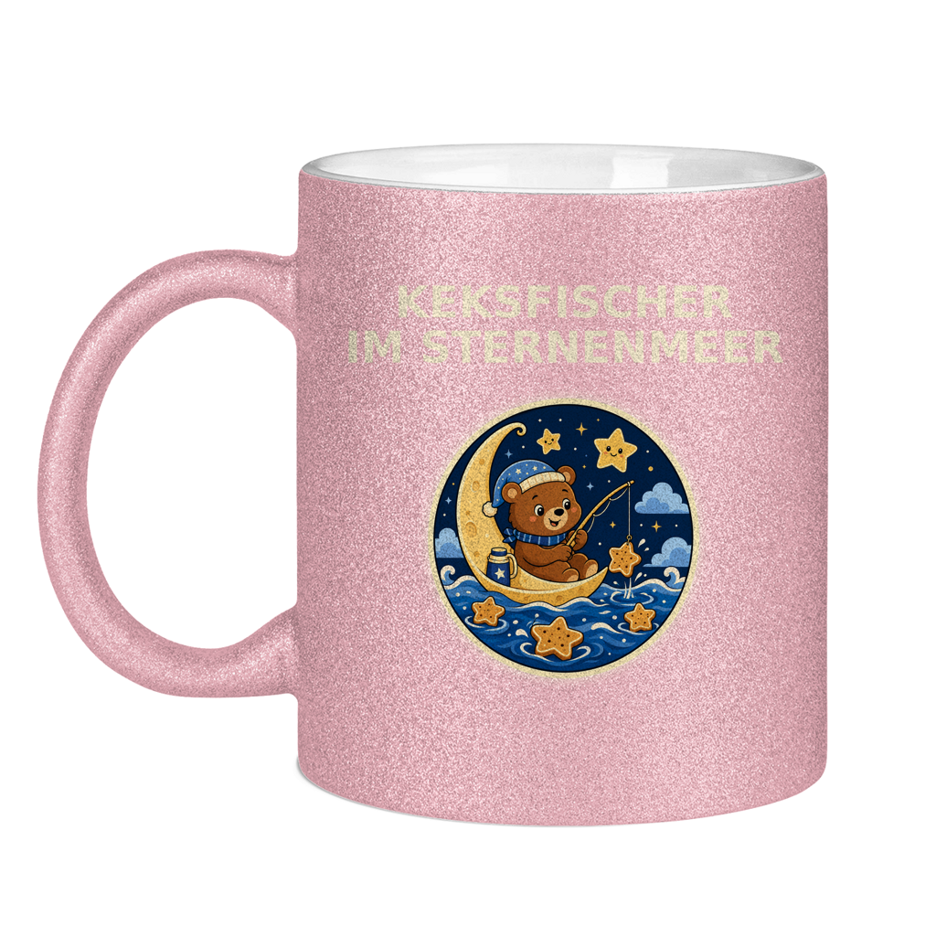 Glitzertasse Keksefischer im Sternenmeer Glitzer – Bild 13