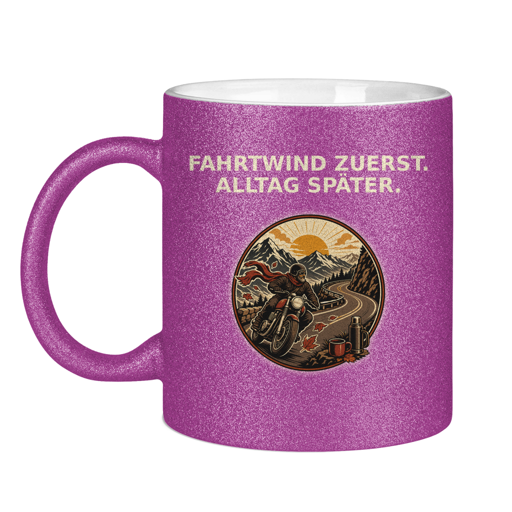 Glitzertasse Fahrtwind zuerst Alltag später Glitzer – Bild 15