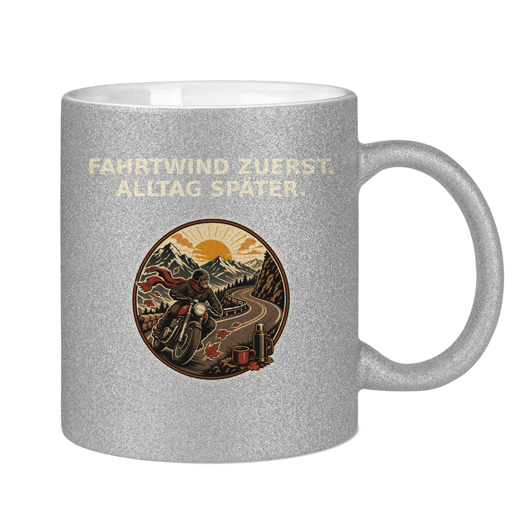 Glitzertasse Fahrtwind zuerst Alltag später Glitzer – Bild 18