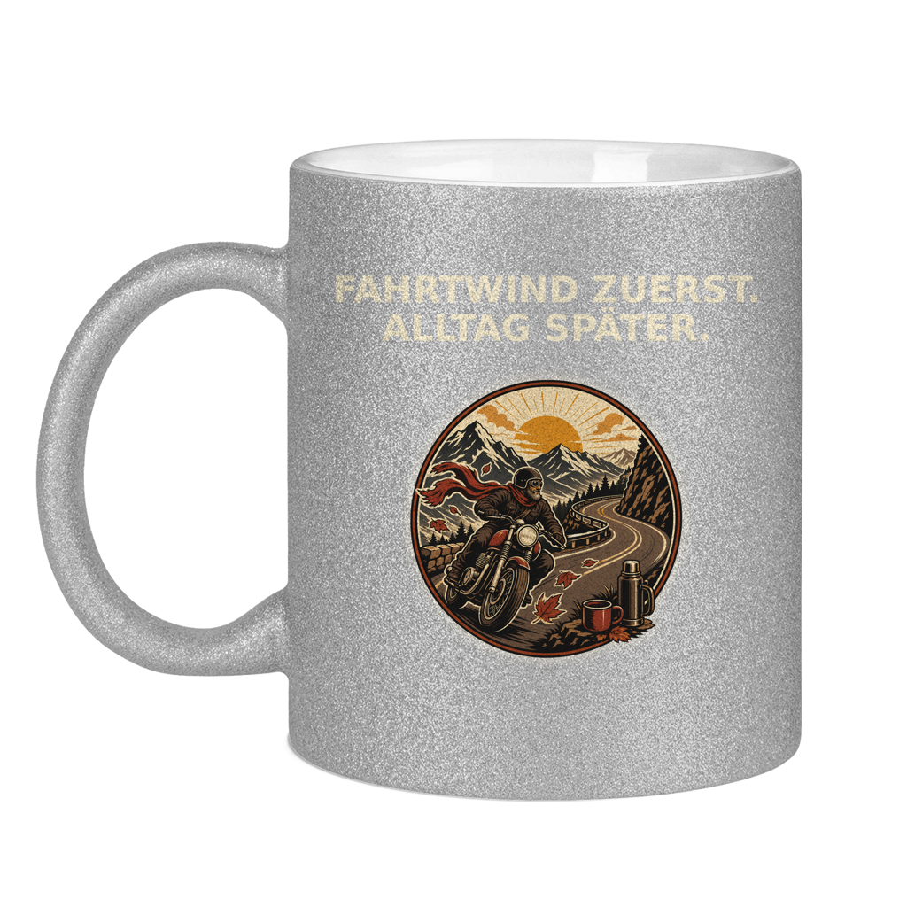 Glitzertasse Fahrtwind zuerst Alltag später Glitzer – Bild 17