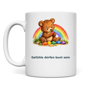 Gefühle dürfen bunt sein – Tasse