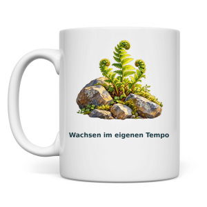 Wachsen im eigenen Tempo – Tasse