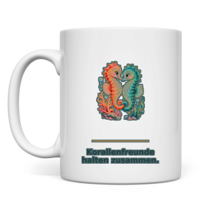 Korallenfreunde halten zusammen – Tasse