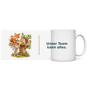 Unser Team kann alles – Panorama Tasse