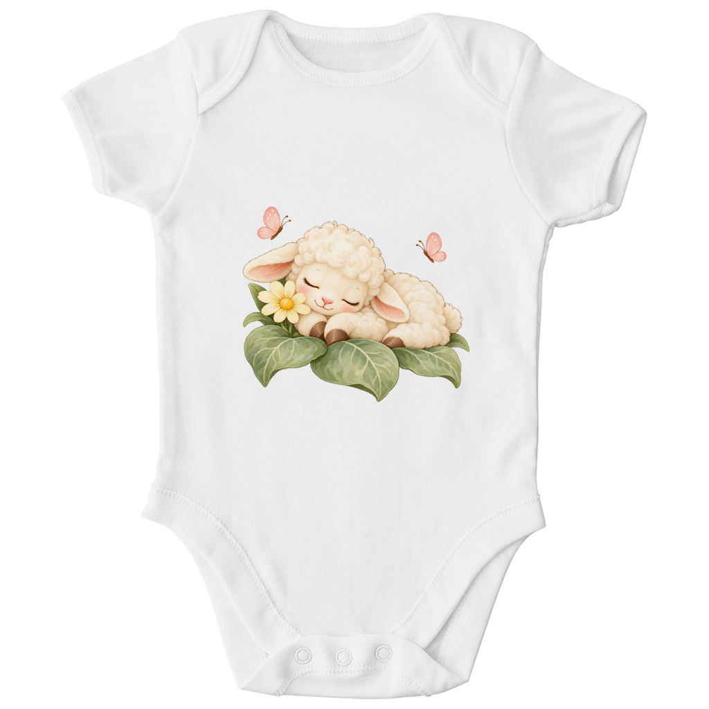 Meadow Lamb – Body de algodón orgánico para bebé | SANFAYA - Imagen 2