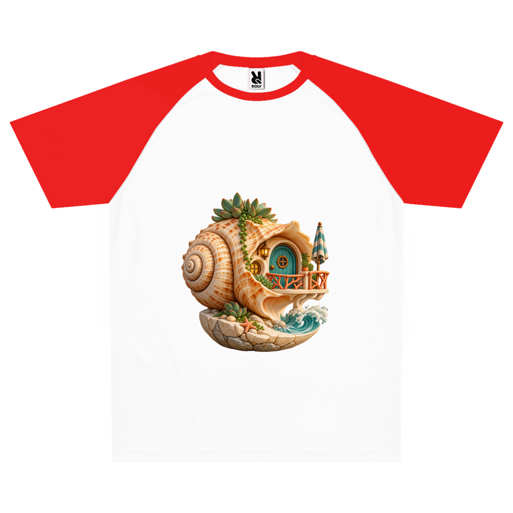 Maison d'escargots au bord de la mer – Maillot de sport pour écoliers | SANFAYA