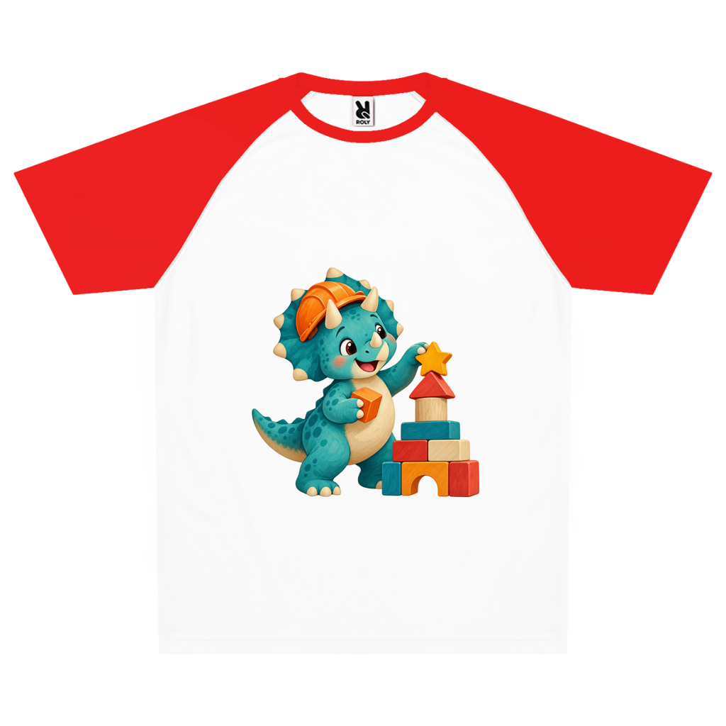 Dino Builder – Sportshirt voor kleuters | SANFAYA