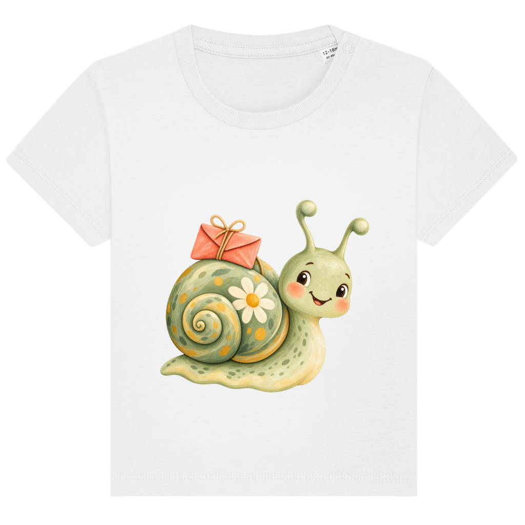Courrier des escargots – T-shirt en coton bio pour tout-petits | SANFAYA – Image 2