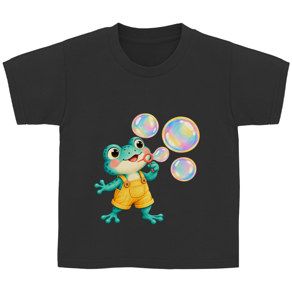 Grenouille à bulles – T-shirt pour tout-petits | SANFAYA