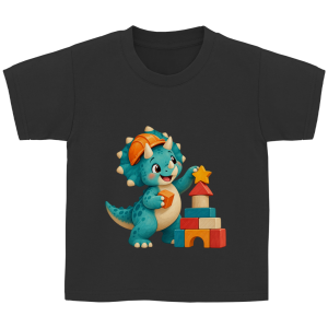 Dino Builder – T-shirt voor kleuters | SANFAYA