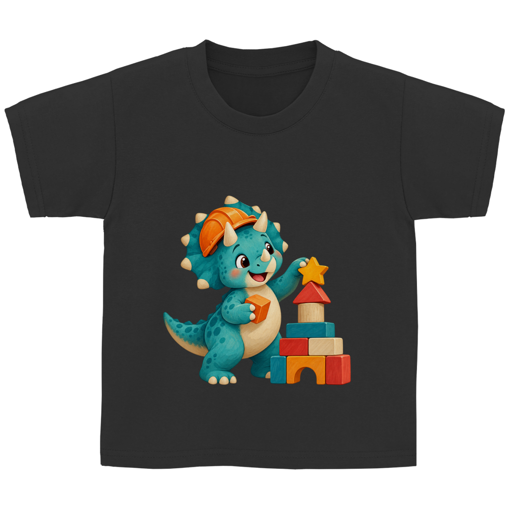 Dino Builder – Koszulka dla przedszkolaków | SANFAYA