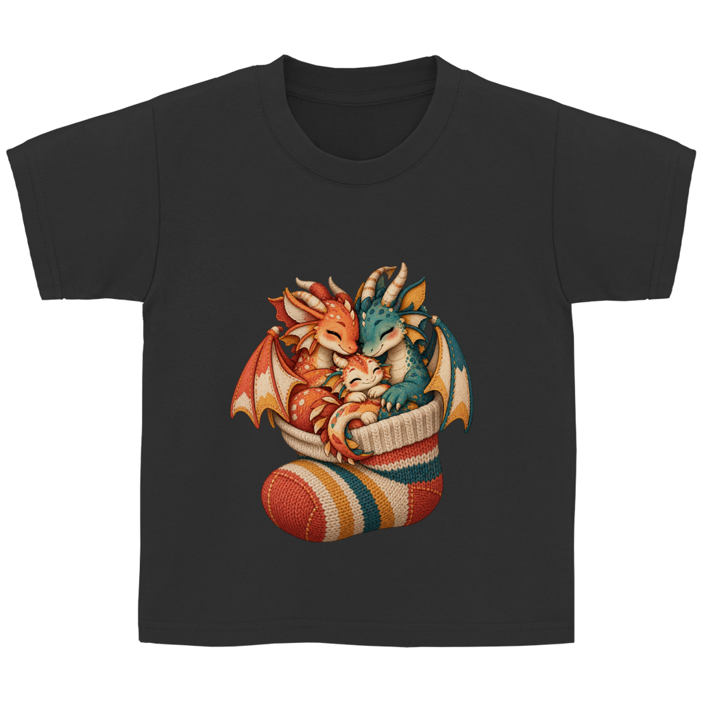 Sock Dragon Family – T-shirt per bambini | SANFAYA
