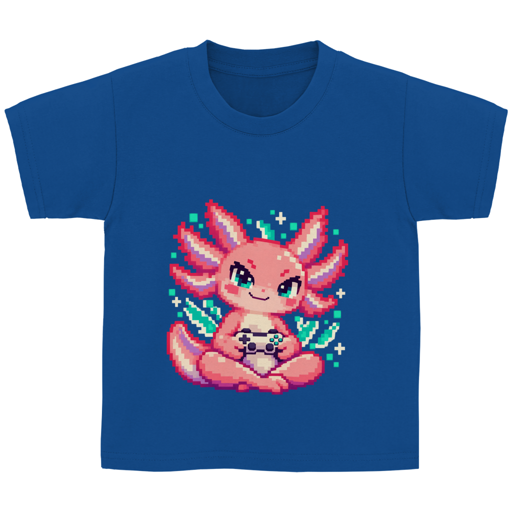 Pixel Axolotl – Camiseta para niños | SANFAYA - Imagen 5