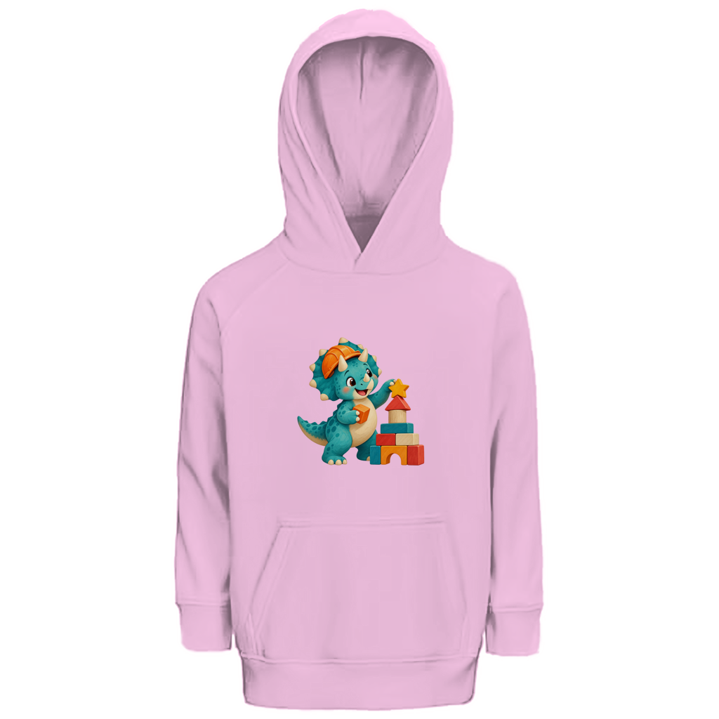 Dino Builder – Sudadera con capucha de algodón orgánico para niños | SANFAYA - Imagen 4