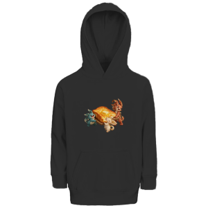 Desayuno Rescate Crew – Sudadera con capucha de algodón orgánico para preadolescentes | SANFAYA