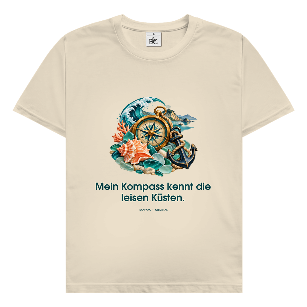 Mon Boussole connaît les rives tranquilles – T-shirt pour homme | SANFAYA – Image 3