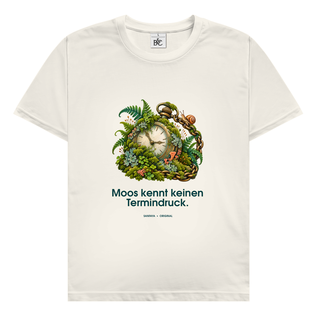 Moss Knows No Deadlines – Men’s T-shirt | SANFAYA - Image 2