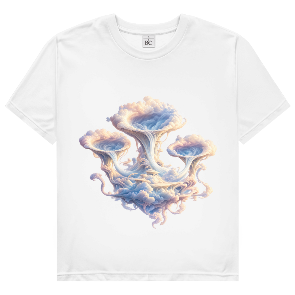 Fantasie 078 Wolkbloesems – T-shirt voor dames | SANFAYA - Afbeelding 2