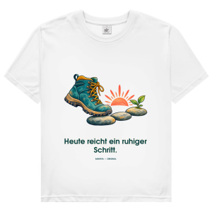 Een rustige stap is genoeg vandaag – T-shirt voor dames | SANFAYA