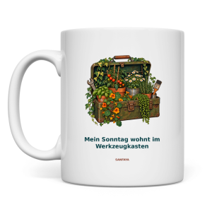 My Sunday Lives in the Toolbox – Mug – SANFAYA Product view