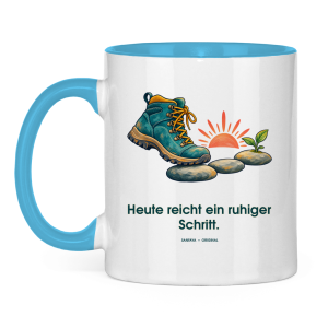 Un paso tranquilo es suficiente hoy – Taza bicolor