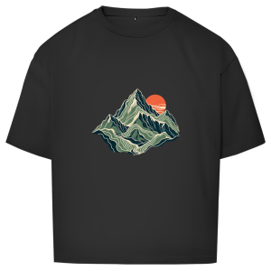L'âme topographique – T-shirt oversize pour adolescents | SANFAYA