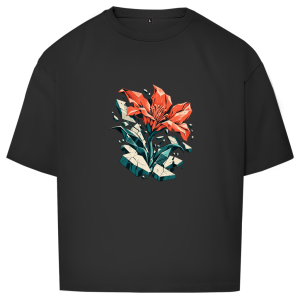 Concrete Bloom – Camiseta oversize para adolescentes | SANFAYA