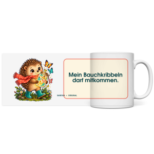 Mes papillons peuvent venir – Tasse panoramique