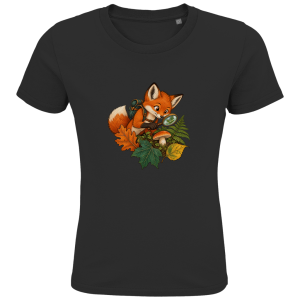 Boslaboratorium – T-shirt van biologisch katoen voor basisschoolkinderen | SANFAYA