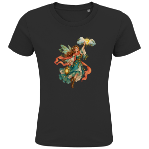 Cloud Gap Finder – T-shirt van biologisch katoen voor basisschoolkinderen | SANFAYA