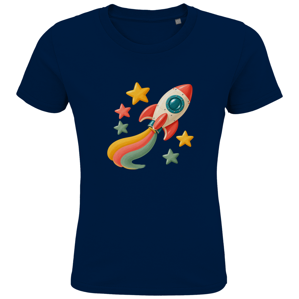 Rocket arc-en-ciel – T-shirt en coton bio pour enfants | SANFAYA – Image 3
