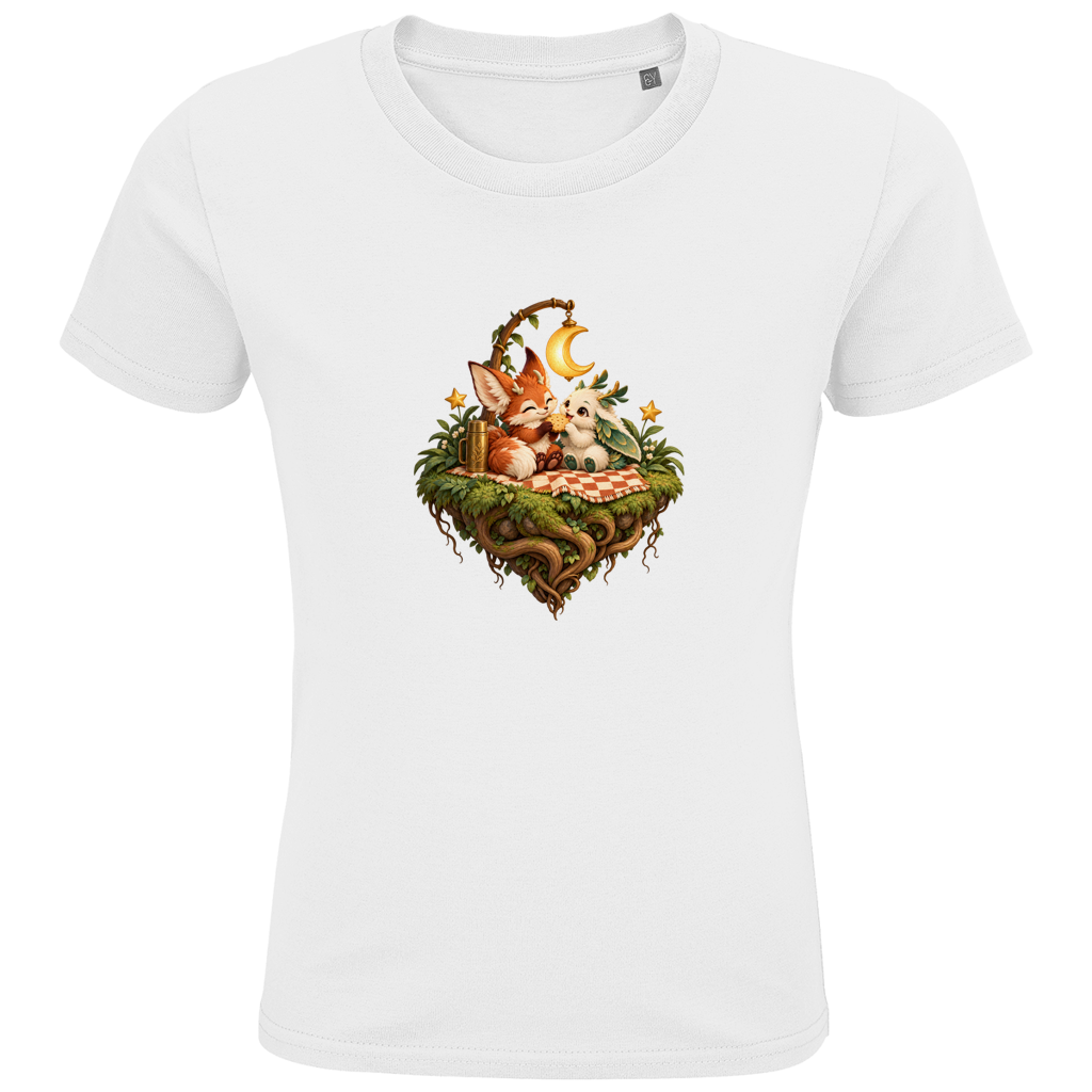 Star Picnic Island – T-shirt van biologisch katoen voor kleuters | SANFAYA - Afbeelding 2