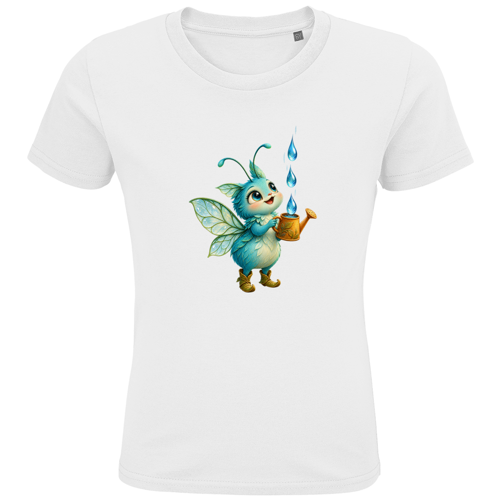 Collettore di goccia di pioggia – T-shirt di cotone biologico per bambini della scuola primaria | SANFAYA - immagine 2