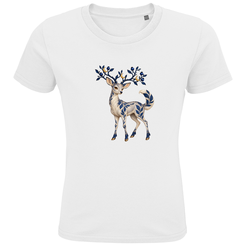 Moonberry Stag – T-shirt van biologisch katoen voor oudere kinderen | SANFAYA - Afbeelding 2