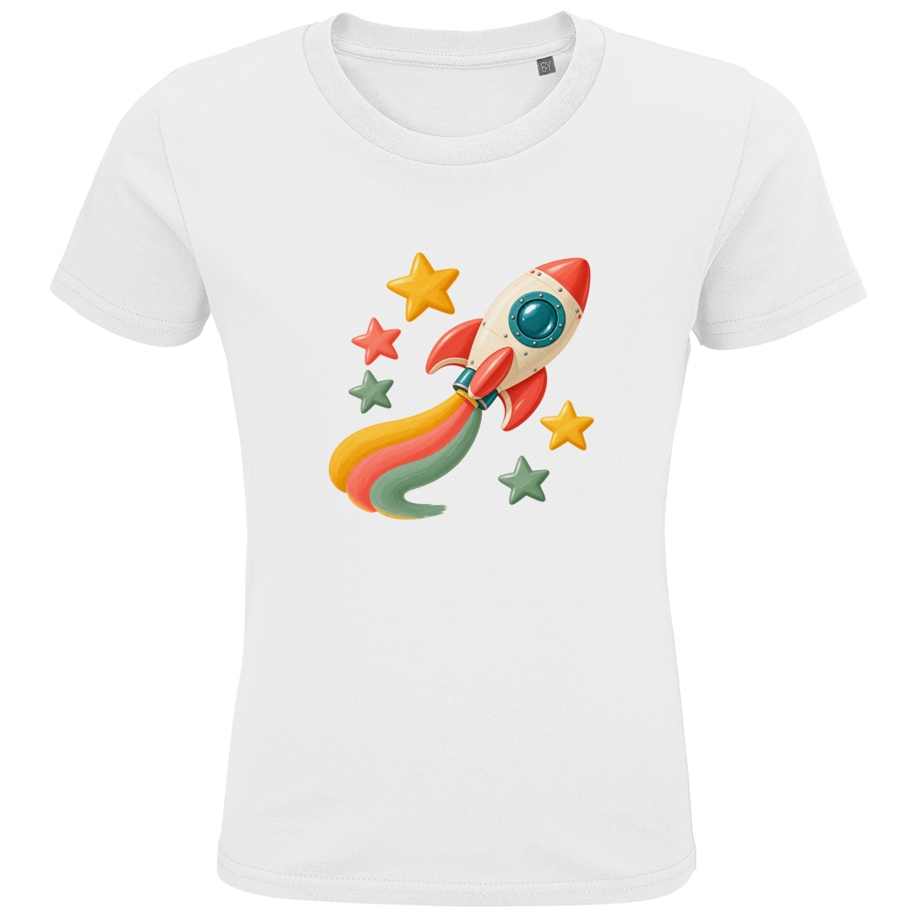 Rocket arc-en-ciel – T-shirt en coton bio pour enfants | SANFAYA – Image 6