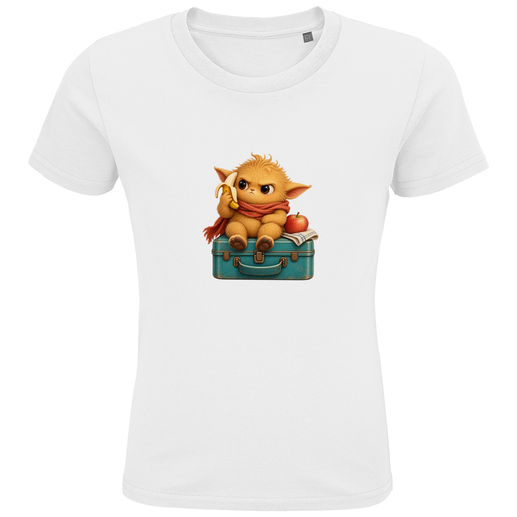 Lunchboxcommandant – T-shirt van biologisch katoen voor oudere kinderen | SANFAYA - Afbeelding 2