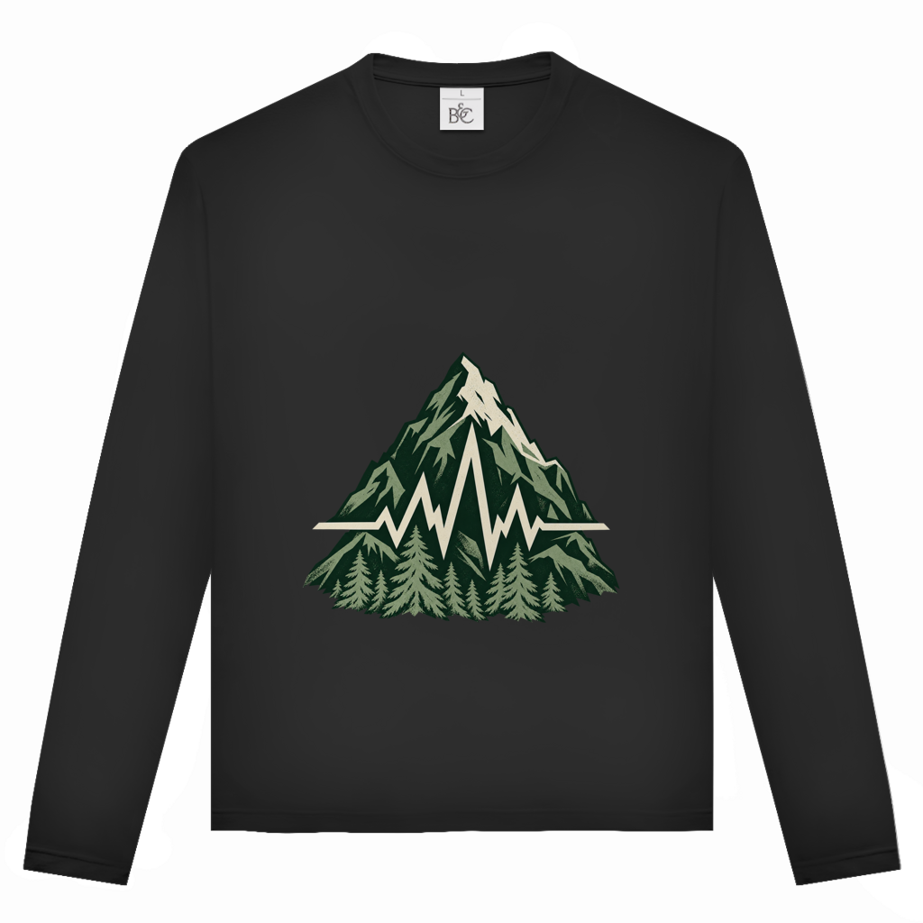 Pulso de montaña – Camiseta de manga larga para adolescentes | SANFAYA