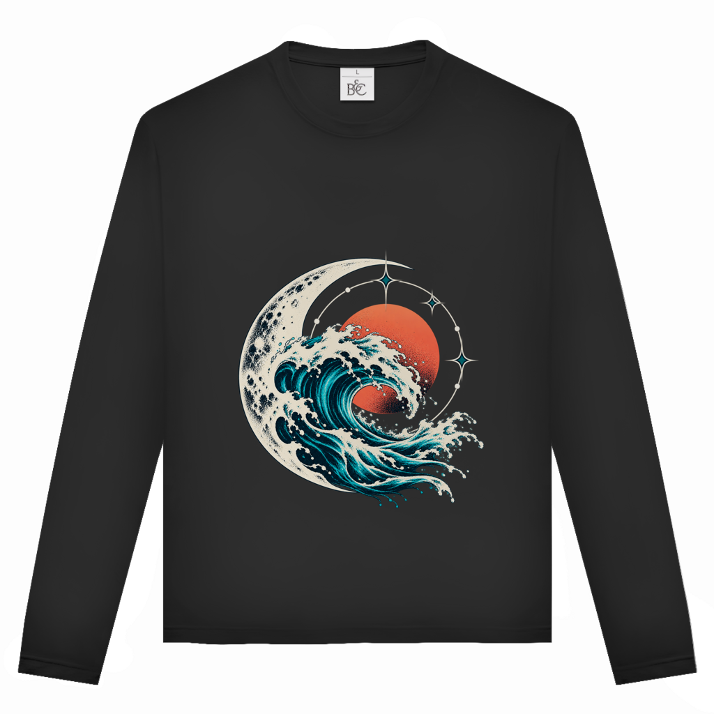 Jugend Langarmshirt – Lunar Current | SANFAYA