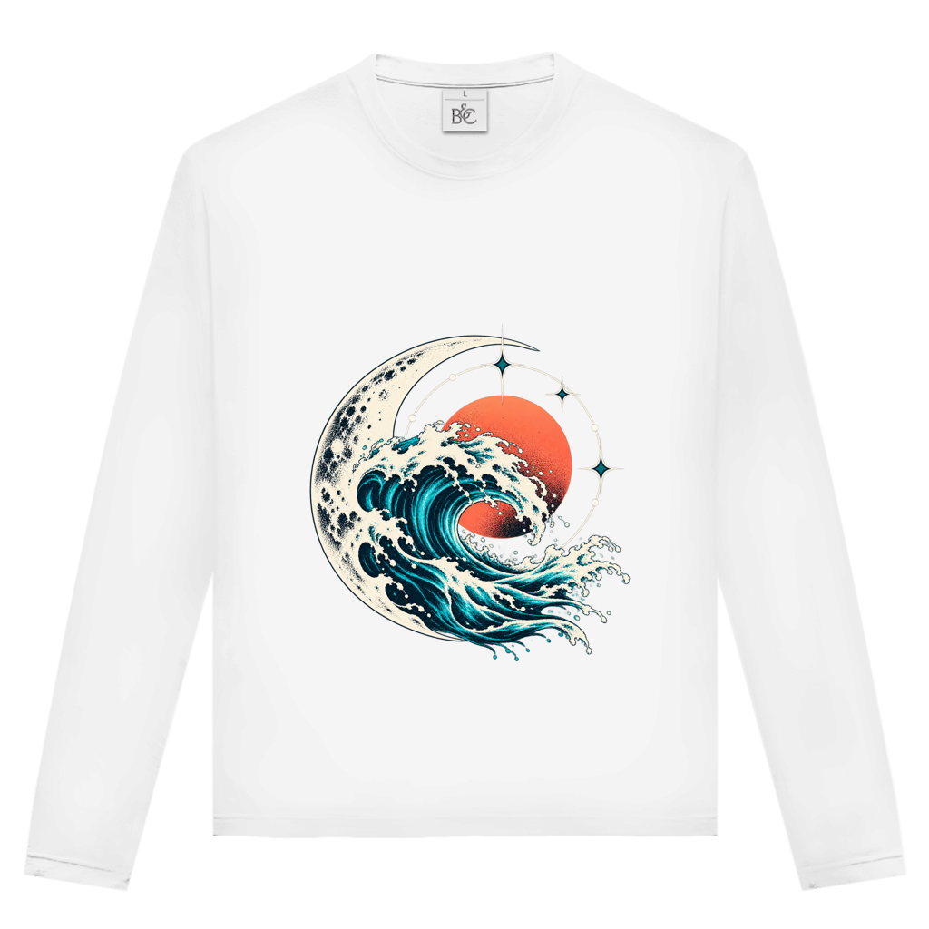 Jugend Langarmshirt – Lunar Current | SANFAYA – Bild 2